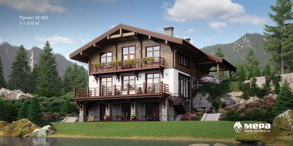 Проекты современных домов-шале