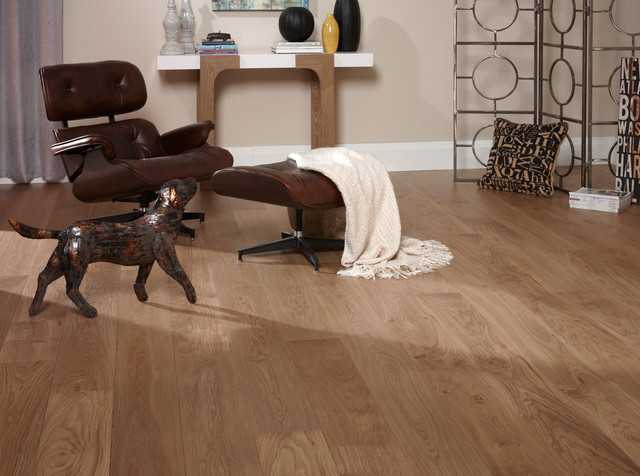 Oak Old Venice- wide plank hardwood flooring - Traditional ...