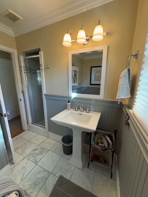 1940's Land Park Modern Bathroom Remodel