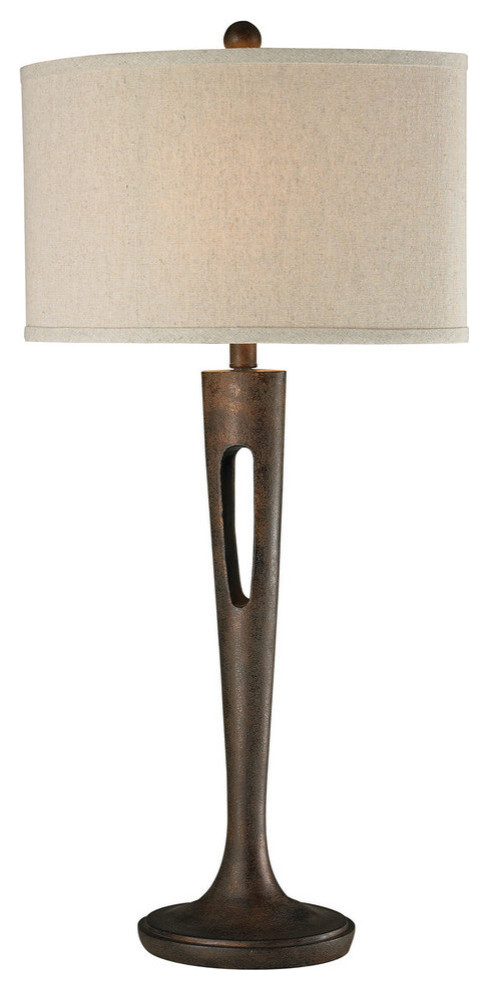 35" Martcliff Table Lamp, Burnished Bronze