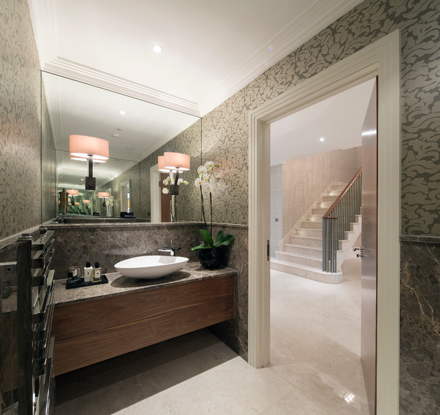 Highgate House contemporary-badrum