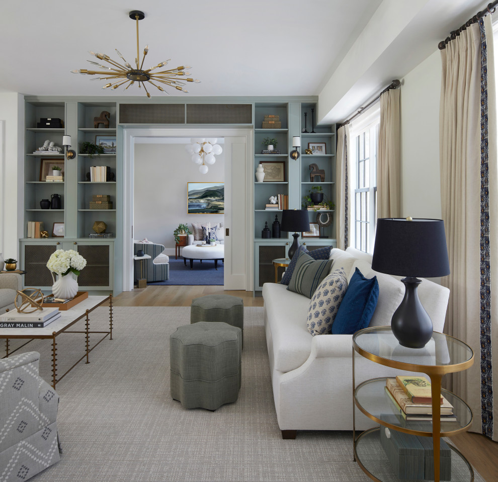Transitional home office photo in New York