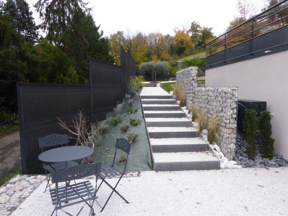 Aménagements des abords de la piscine avec escaliers d'accès Terrasse — free download