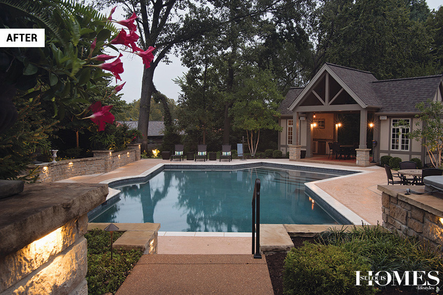 Example of a pool design in St Louis
