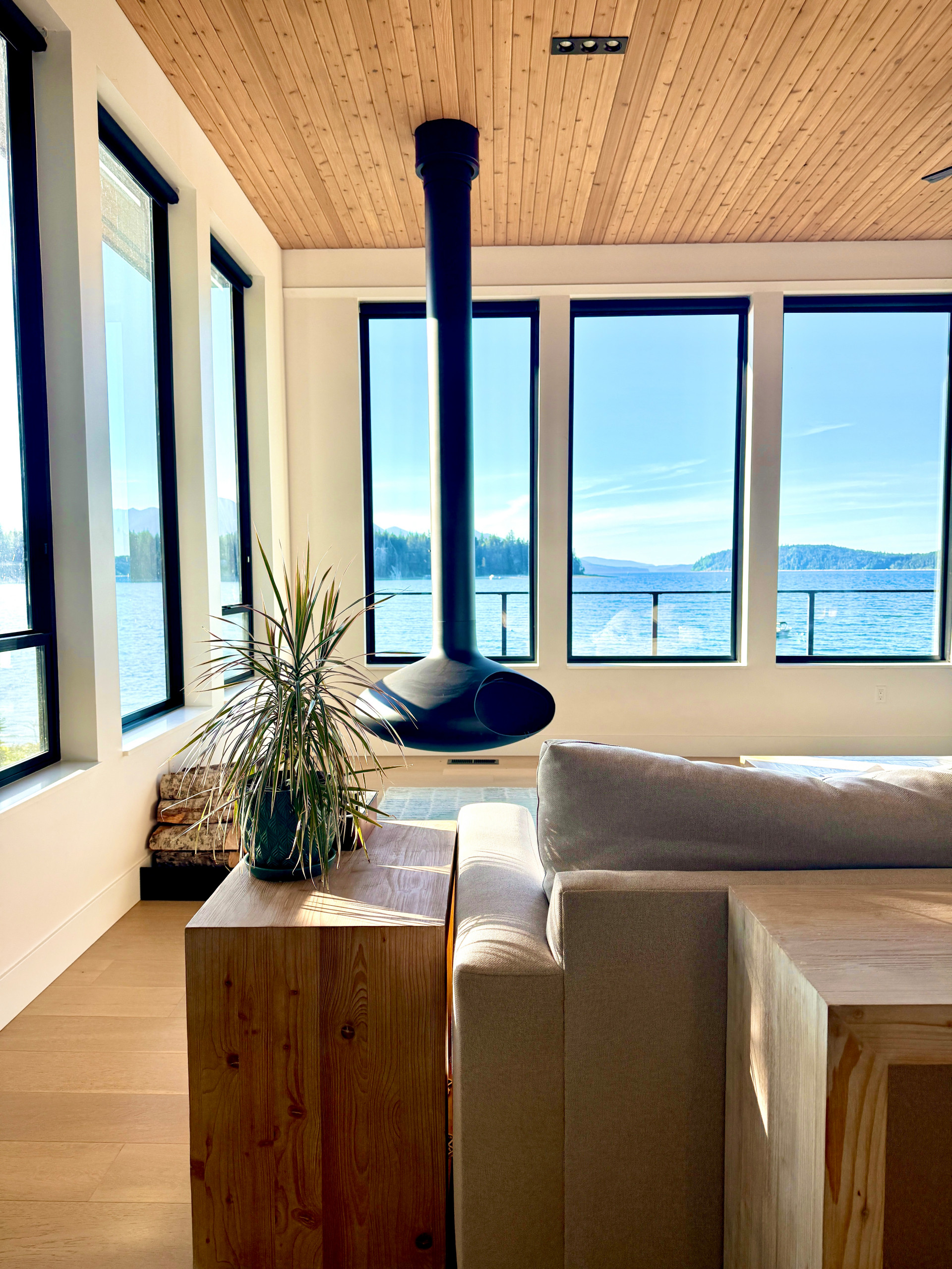Modern Great Room with Indoor Outdoor Living