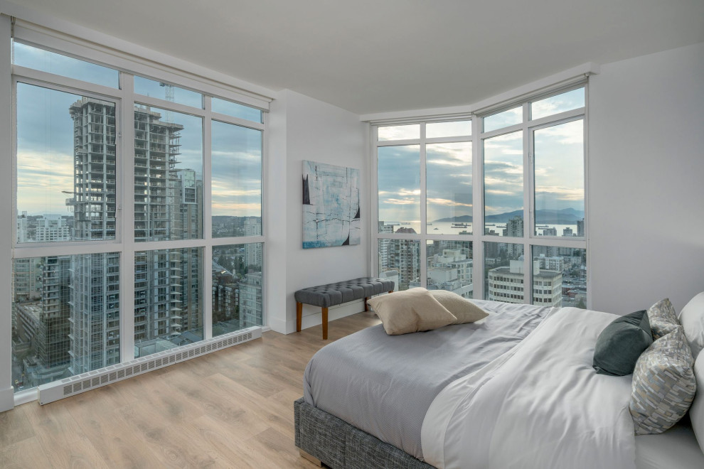 Modern bedroom in Vancouver.