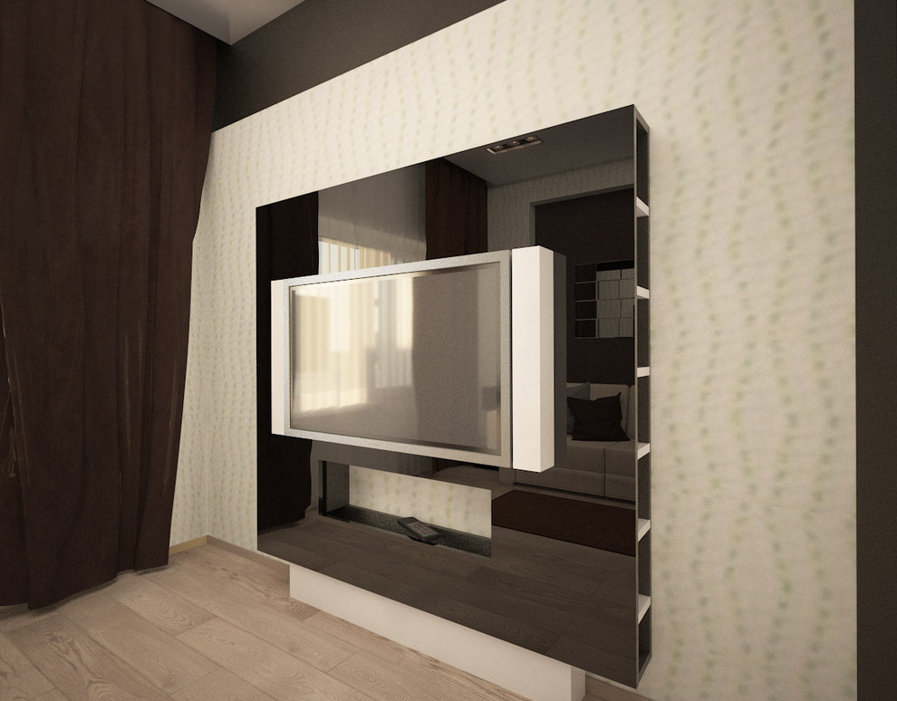 Фрагмент квартиры для холостяка в стиле минимализм