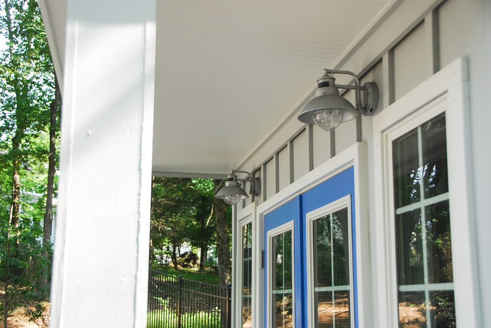 Inspiration for a craftsman pool remodel in Raleigh