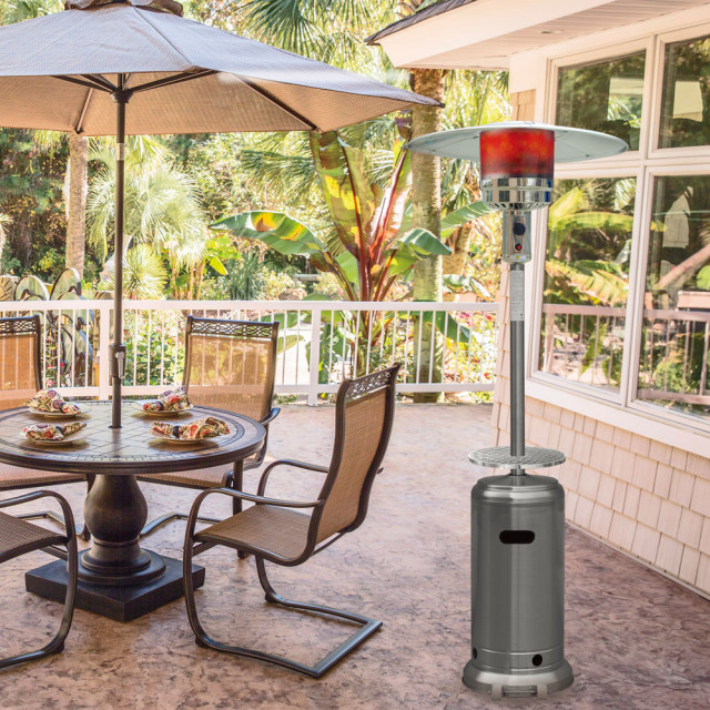 7 Steel Umbrella Propane Patio Heater Stainless Finish Contemporary Heaters By Almo Fulfillment Services Houzz - Hanover Umbrella 41 000 Btu Propane Patio Heater In Stainless Steel 7 Steel Umbrella Propane Patio Heater Stainless Finish Contemporary Heaters By Almo Fulfillment Services Houzz - Hanover Umbrella 41 000 Btu Propane Patio Heater In Stainless Steel
