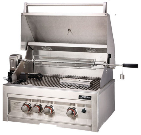 Sunstone 3 Burner Contemporary Outdoor Grills By Chimney