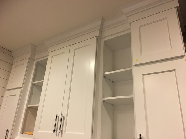 Summerville SC Renovation of a dated 2001 Kitchen & Wine Bar Before/After transitional-kitchen