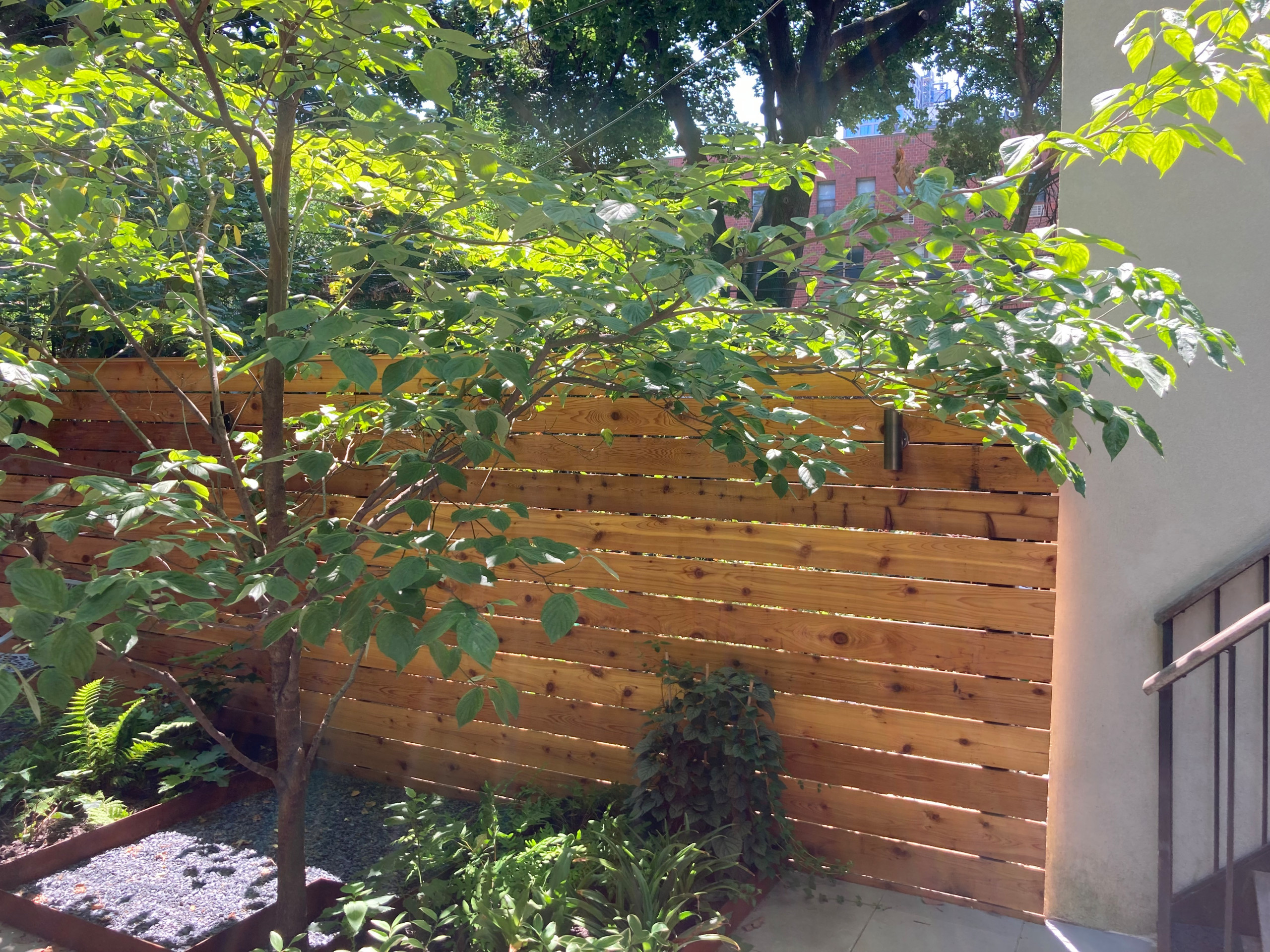 Angular Corten Steel Garden