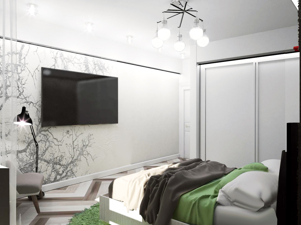 Яркий проект. Квартира 70 м.кв. фьюжн.