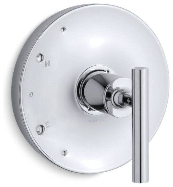 Kohler Purist Rite Temp Valve Trim With Lever Handle Contemporary Tub And Shower Parts By The Stock Market
