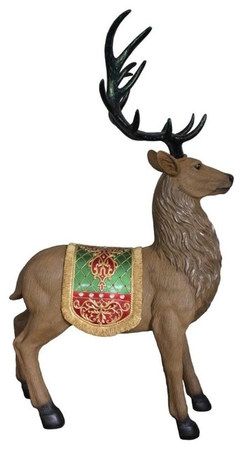 60 Commercial Grade Standing Reindeer Fiberglass Christmas