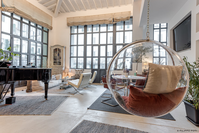 Exclusive Loft shabby-chic-style-wohnbereich