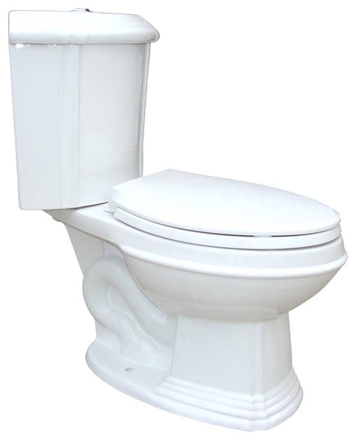 Elongated Space Saving Bathroom Corner Toilet White Porcelain