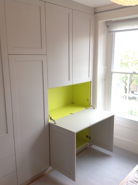 Kentish Town Fitted Wardrobe Desk Modern London By Madebygregcox