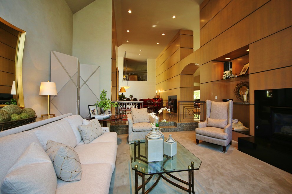 Inspiration for a huge eclectic home design remodel