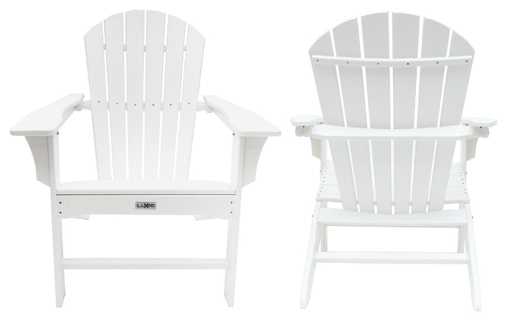 Hampton Poly Outdoor Patio Adirondack Chairs Set Of 2