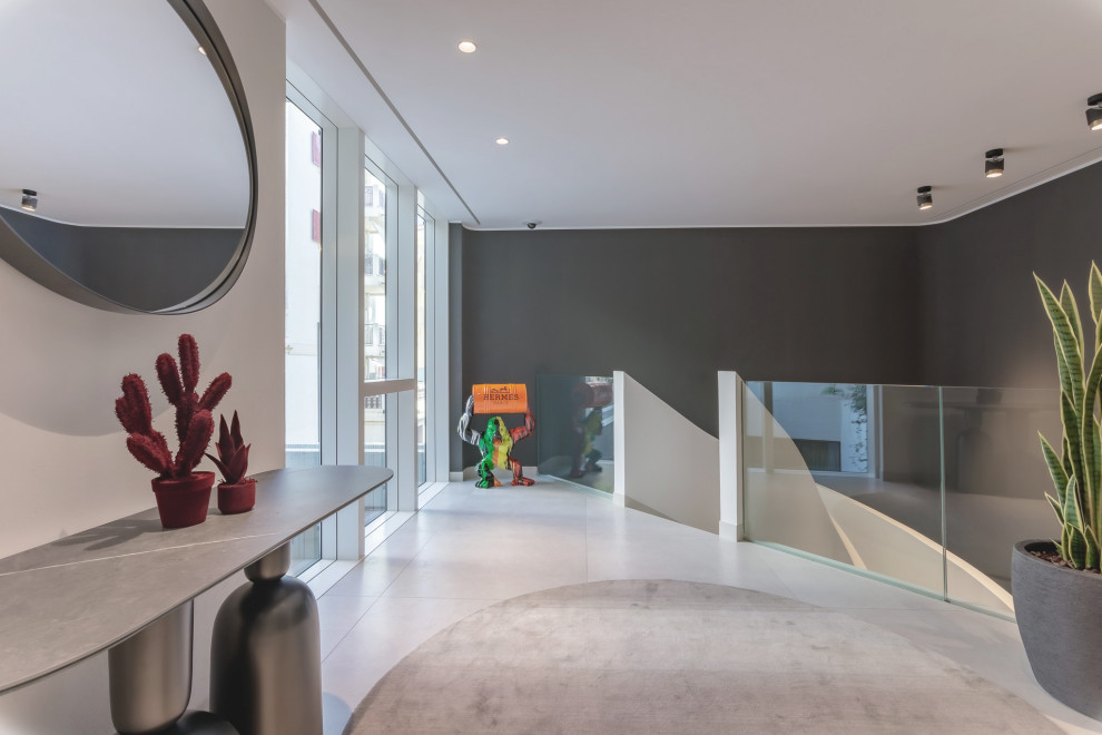 Fusion modern. Interior design of a villa in Monte-Carlo