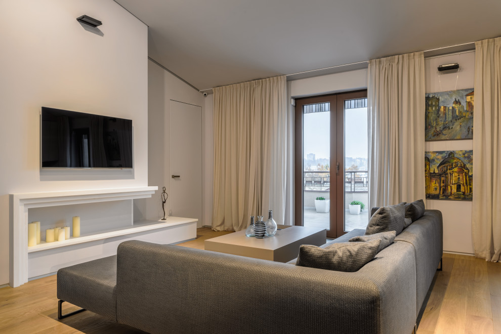 Двухуровневая квартира с большой террасой