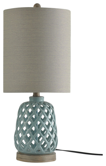 ceramic cut out table lamp