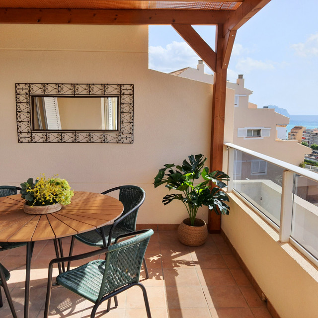 La Casa Azul mediterraneen-terrasse-en-bois