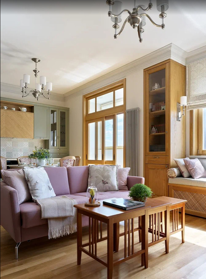 Гостиная и кухня