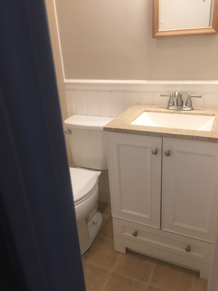 Transitional home design photo in Boston