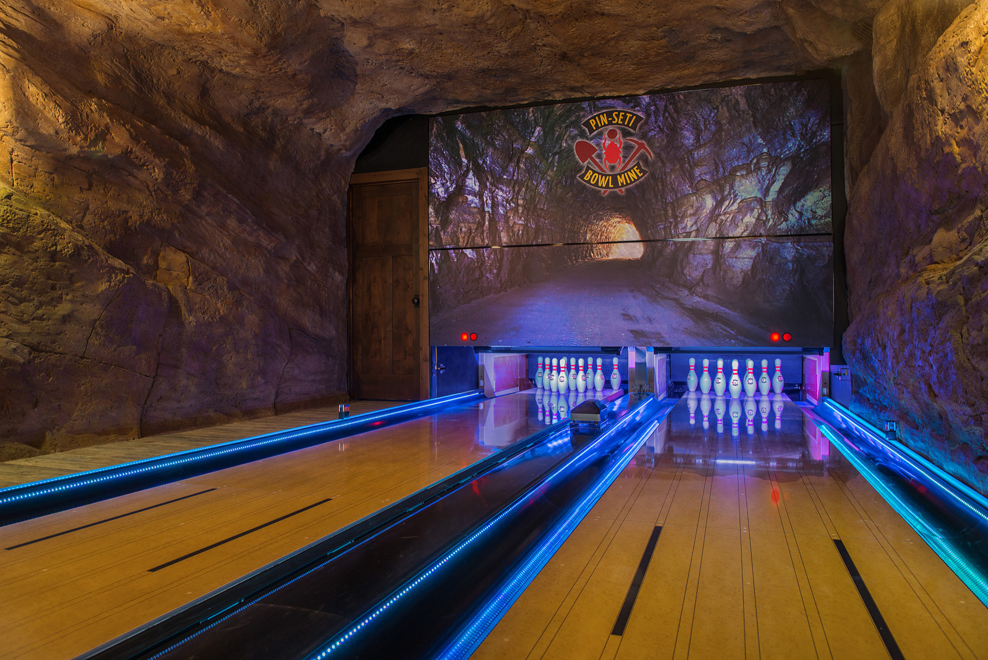 Pin Seti Bowl Mine Rustic Salt Lake City By Fusion Bowling Houzz