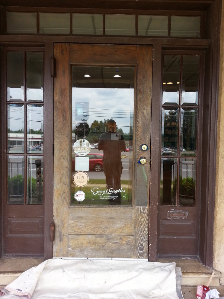 Front door - contemporary front door idea in Philadelphia