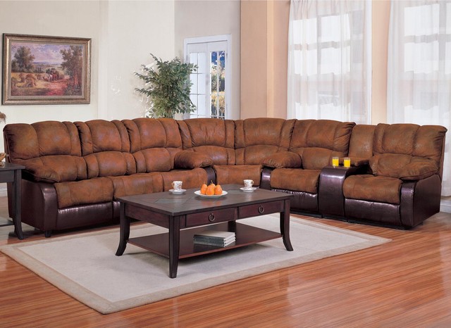 Ronan Contemporary L Shaped Sectional with Sleeper Sofa by Coaster