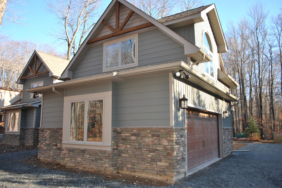 Liberty Homes Custom Home in the Poconos - Rustic - Exterior - Other