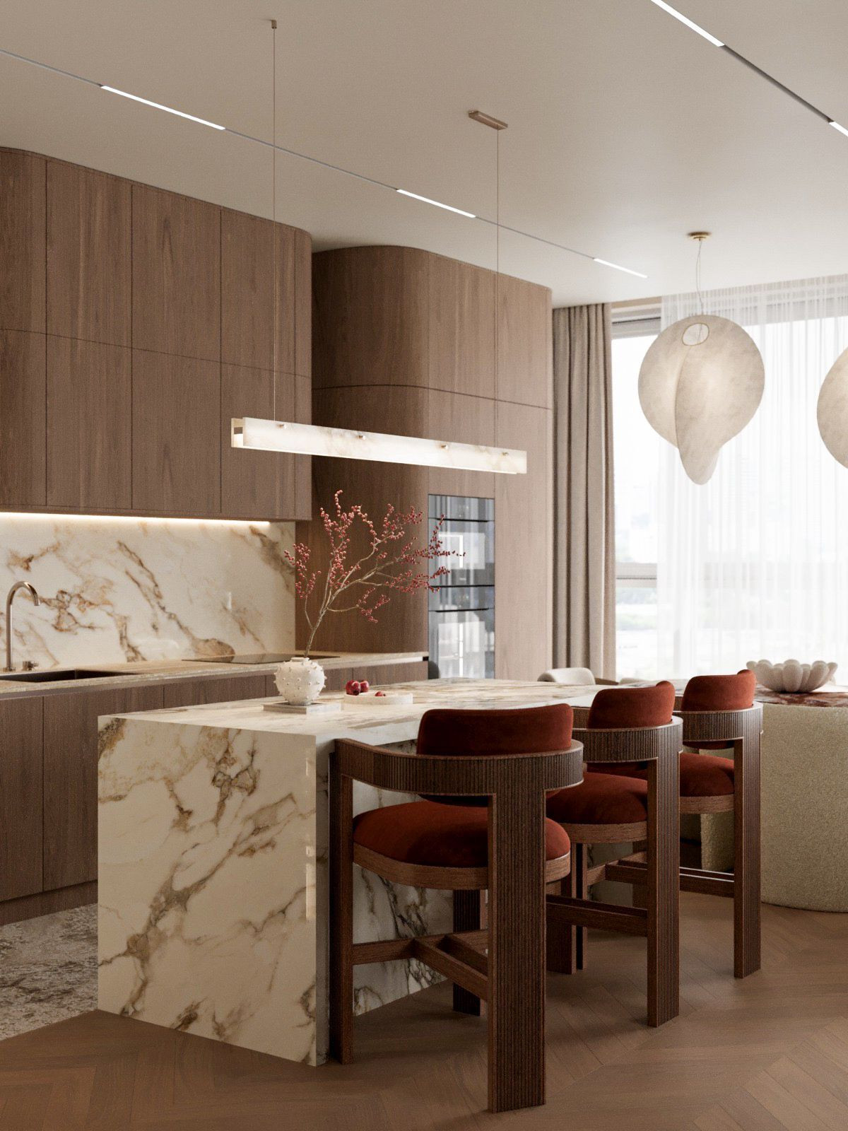 Скандинавская нежность для семьи с младенцем