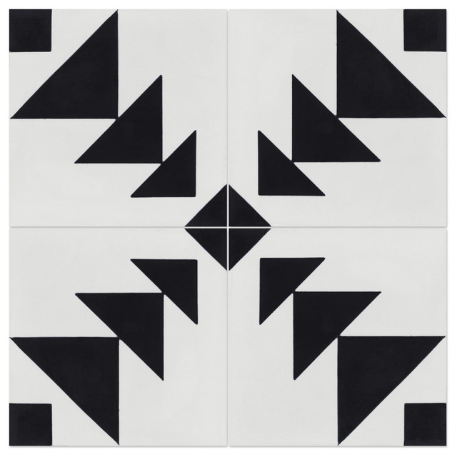 8 X8 Code Talker Handcrafted Cement Tiles Contemporary Wall 8 X8 Code Talker Handcrafted Cement Tiles