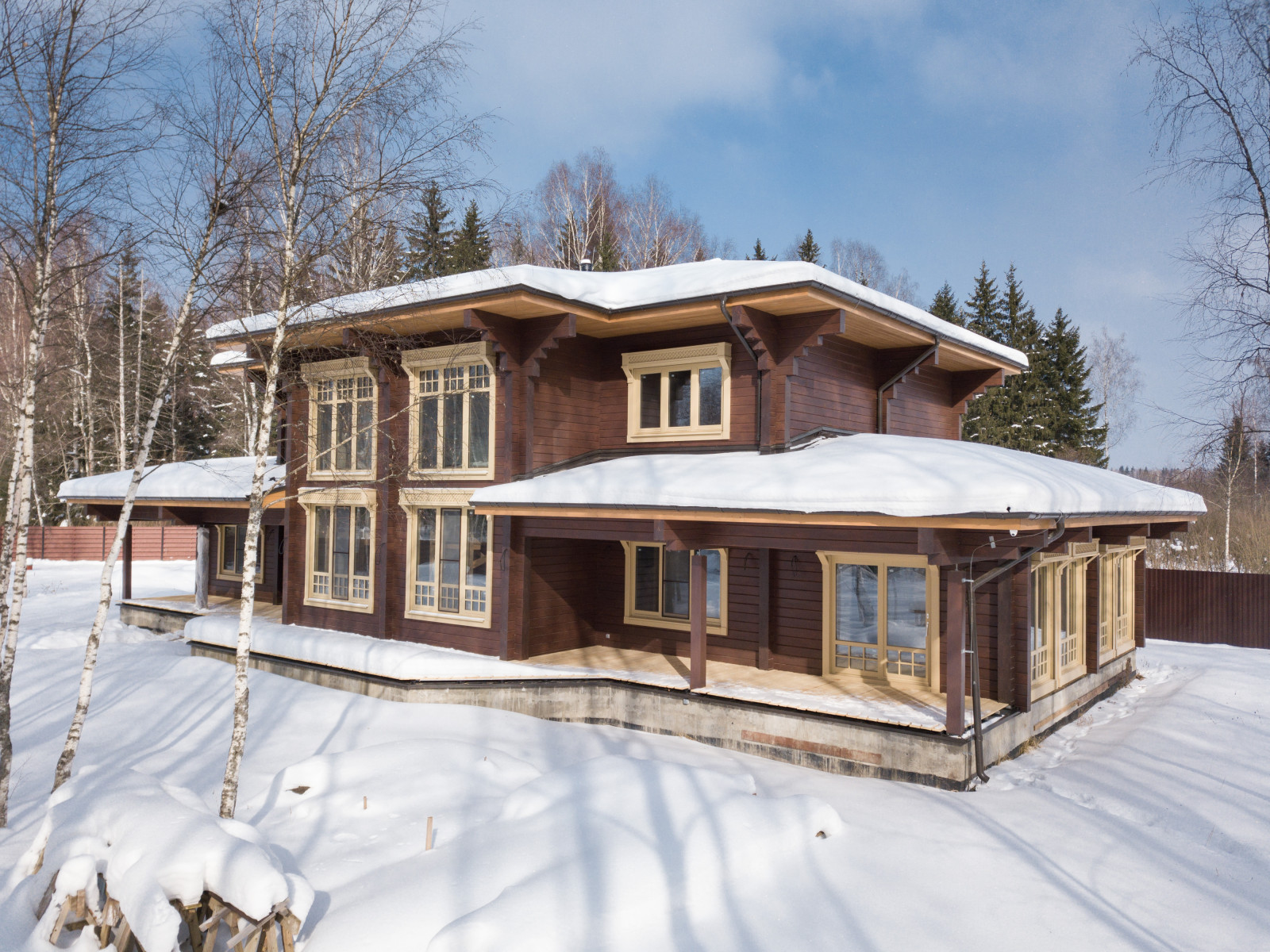 Дом из клееного бруса К-361