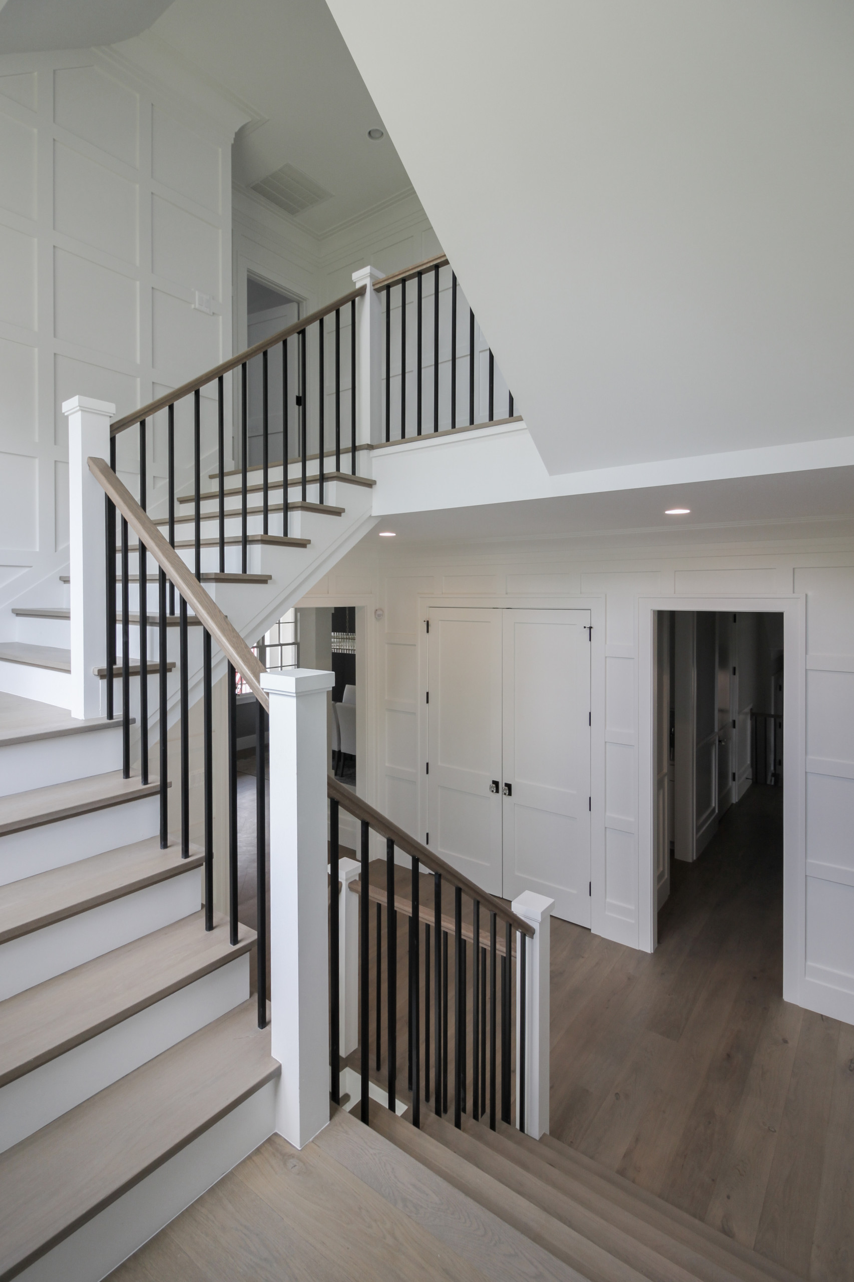 87_Welcoming and Functional Contemporary U-shaped Staircase, Arlington, VA 22207
