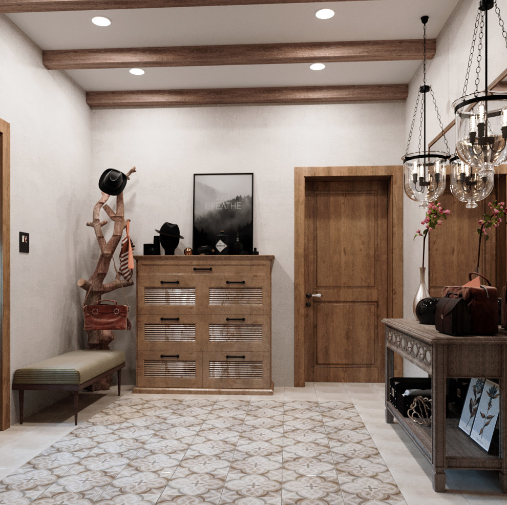 Интерьер загородного дома в стиле Шале