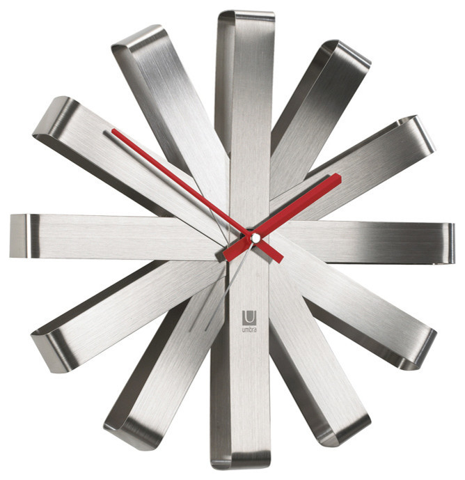 Umbra Numbra Wall Clock Contemporary Wall Clocks by Umbra