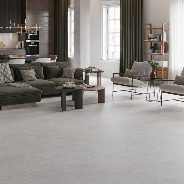 Caramon White R12 Anti Slip Porcelain Tiles Direct Tile Warehouse