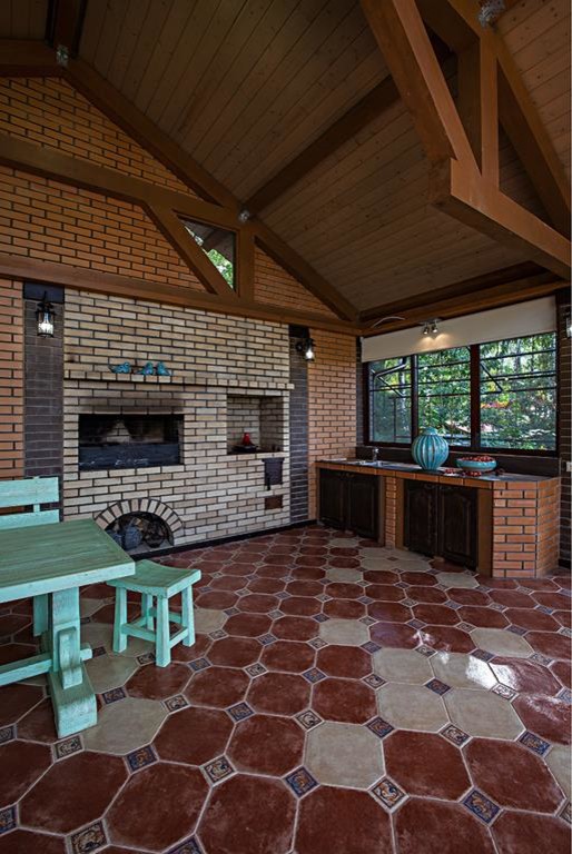 Ландшафт в загородном доме