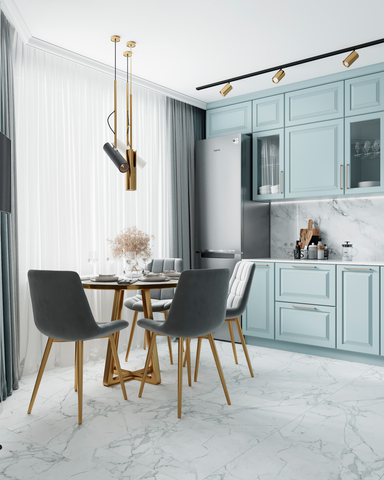 Интерьер квартиры неоклассика