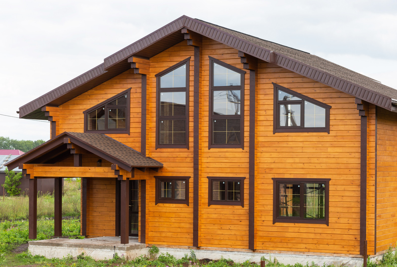 Загородный дом из бруса