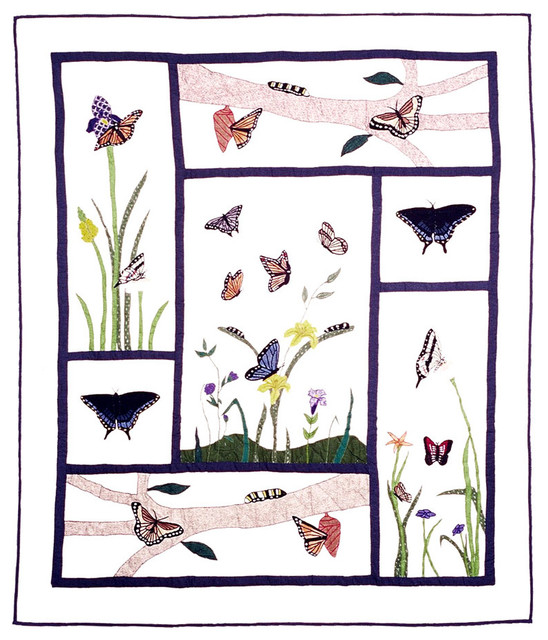 Butterfly Kisses Throw 50"W X 60"L