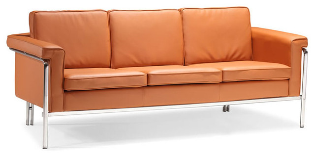 Zuo Modern Singular Sofa Terracota 900168 - HomeThangs.com