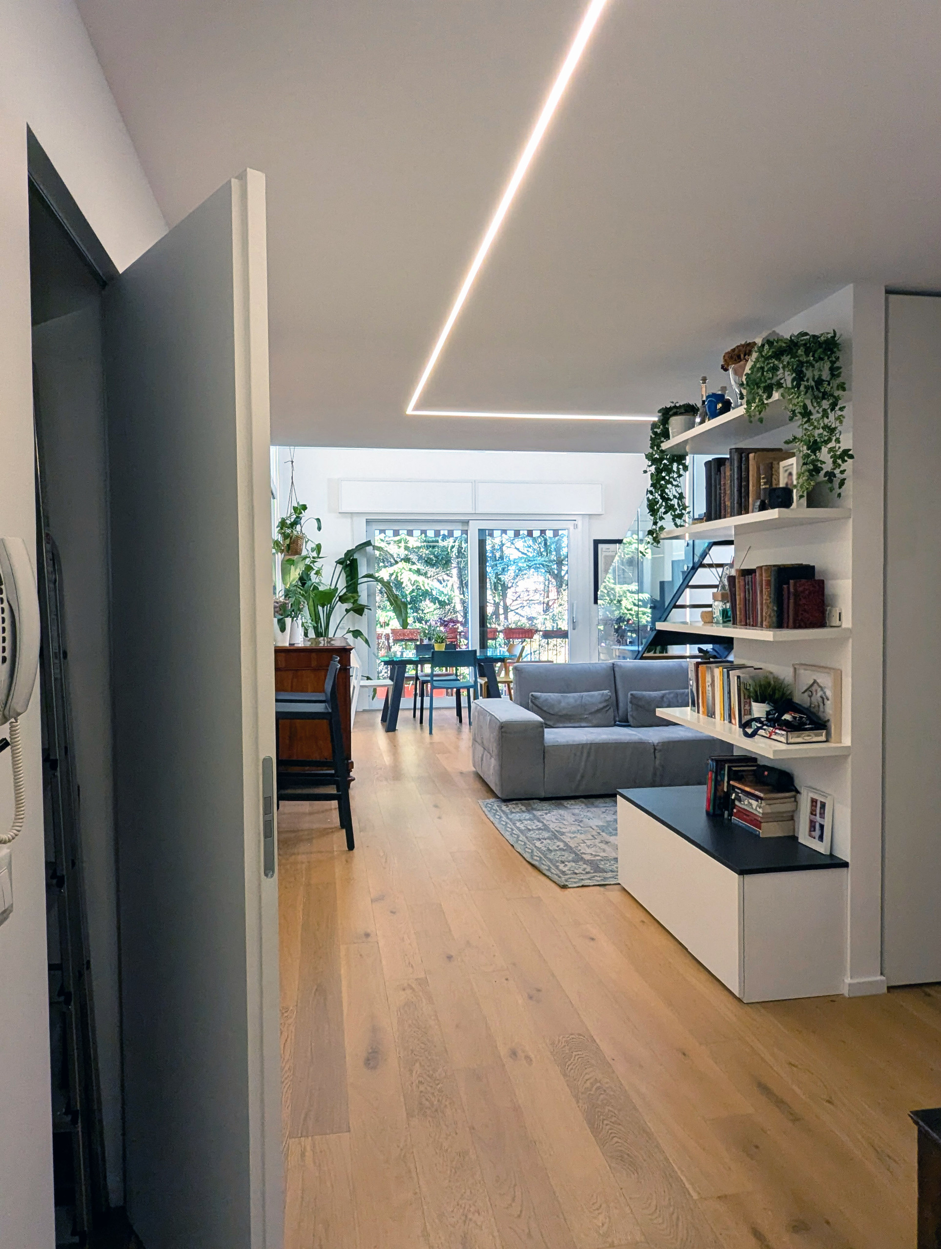 DUPLEX CON DOPPIA ALTEZZA -zona giorno