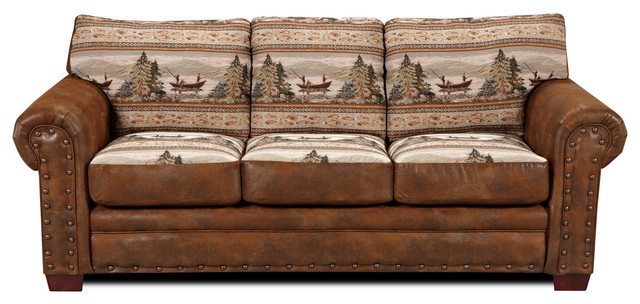 Alpine Lodge Sleeper Sofa Rustic Sofas By American Alpine Lodge Sleeper Sofa