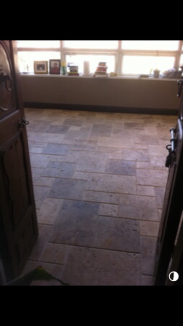 Travertine Floor Great-room