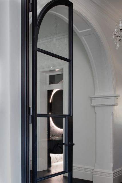 Mosman - The Black Bathroom modern-powder-room